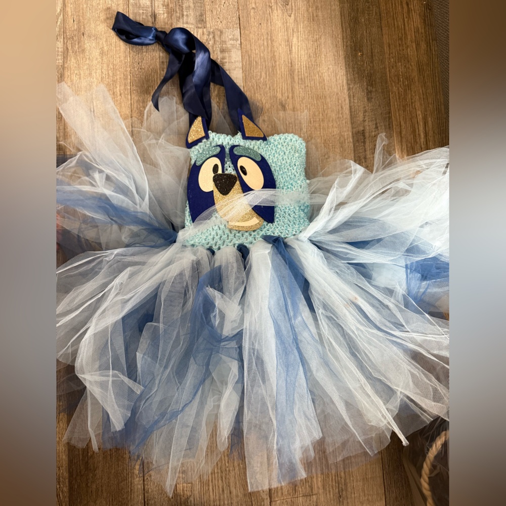 Bluey Character Tutu Dress for Kids custom